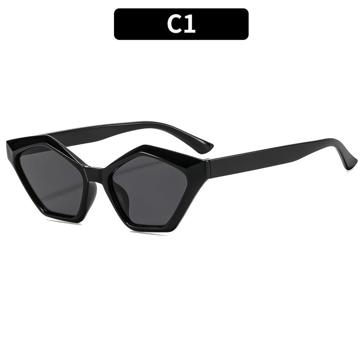 Avant-Garde Hexagonal Sunglasses