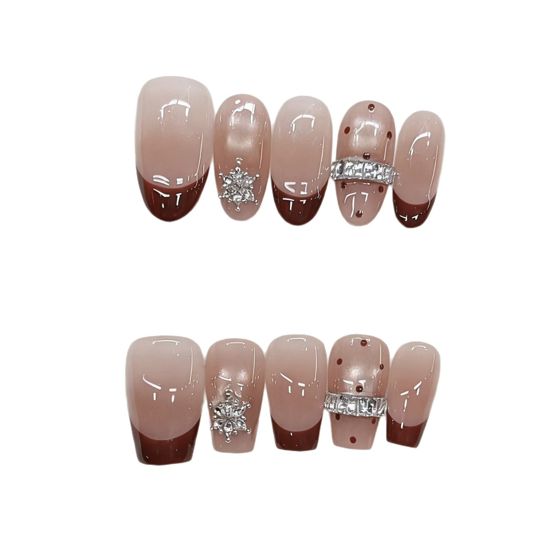 Elegant Glamorous Press-On Nail Set Kalsten