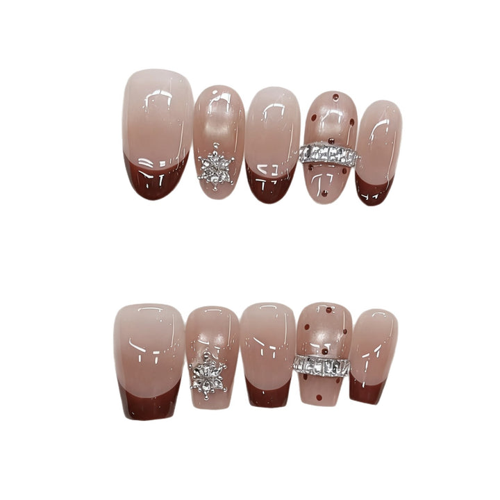 Elegant Glamorous Press-On Nail Set Kalsten