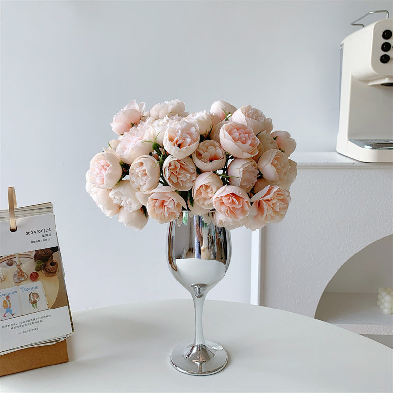 Realistic Silk Tulip Bouquet