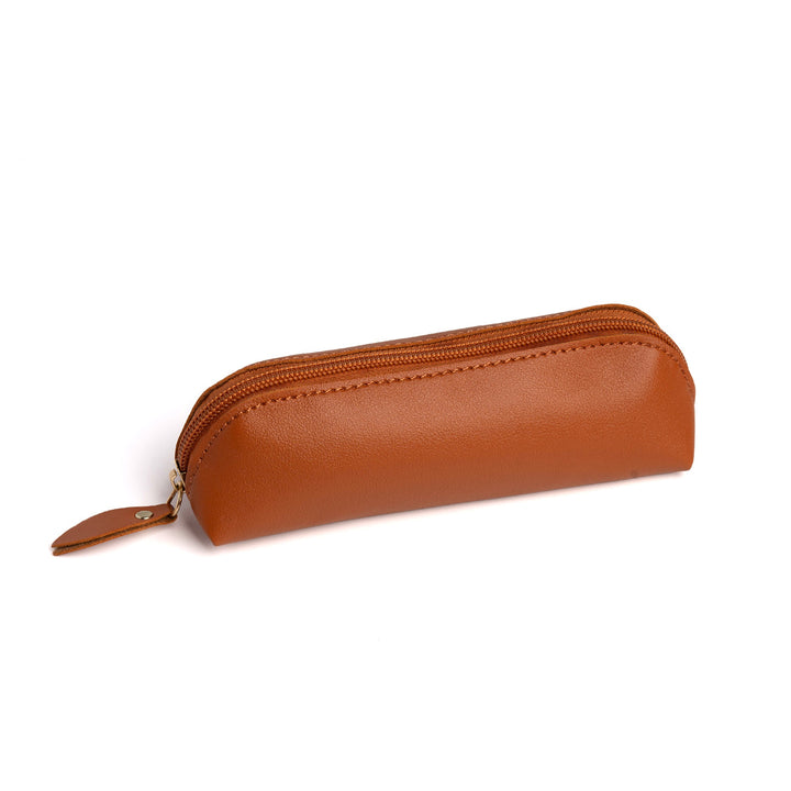 Premium Leather Zippered Pencil Case Kalsten