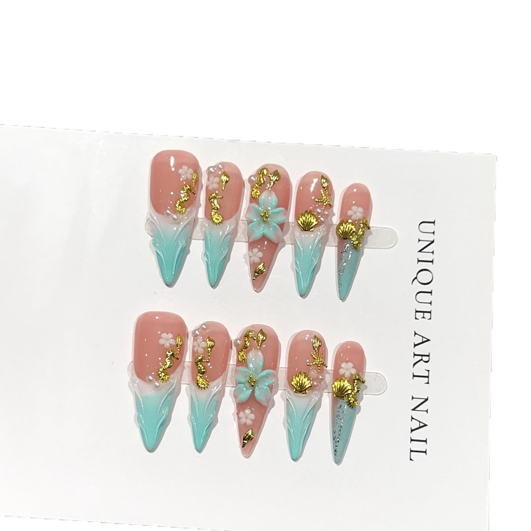 Decorative Press-On Nail Set