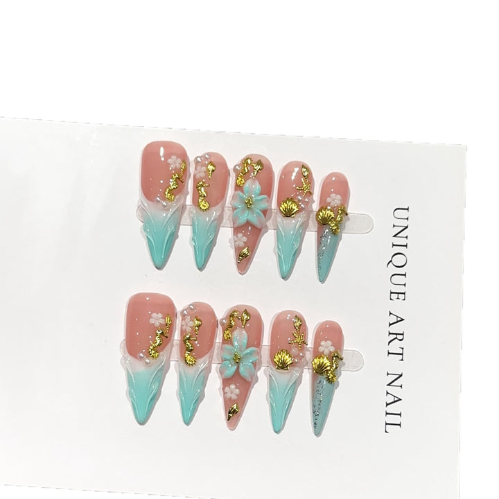 Decorative Press-On Nail Set