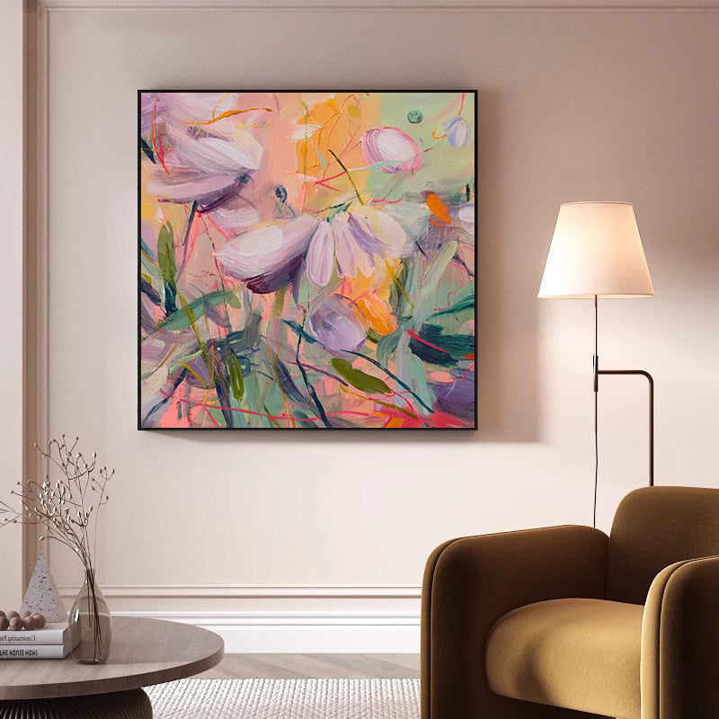 Colorful Floral Canvas Art