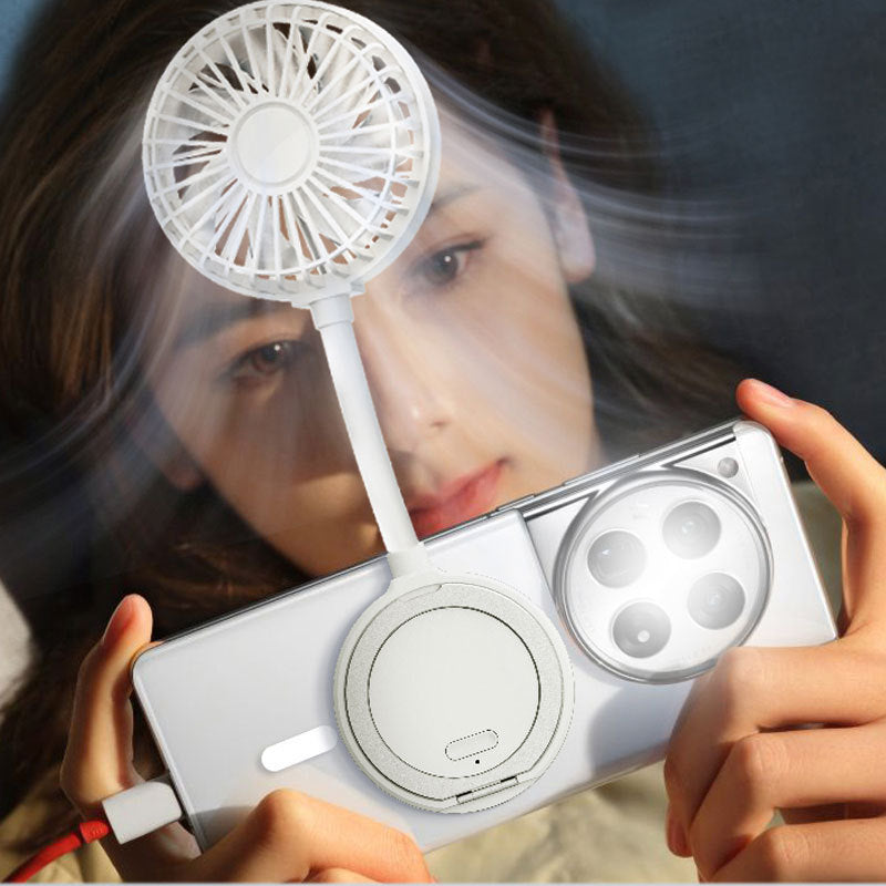 Women's portable smartphone fan with flexible holder Kalsten