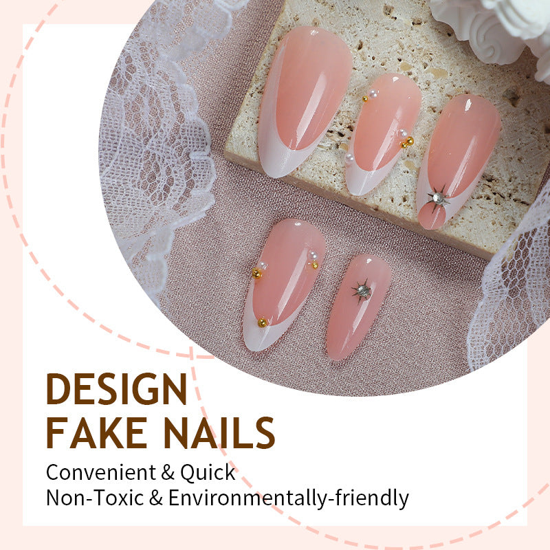 Artificial nail set with elegant Swarovski elements Kalsten