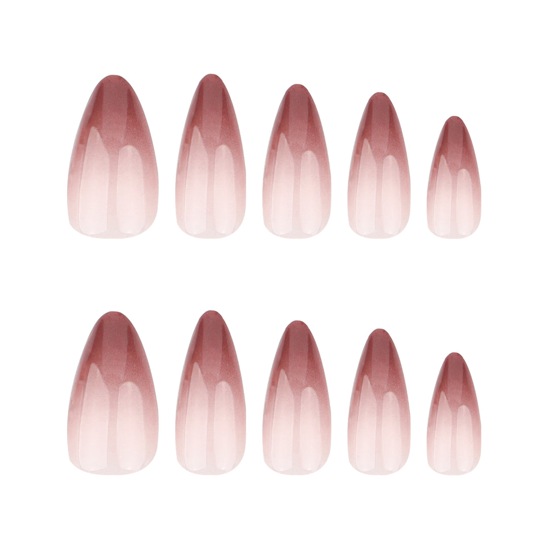 Artistic stiletto nails with elegant ombre design Kalsten