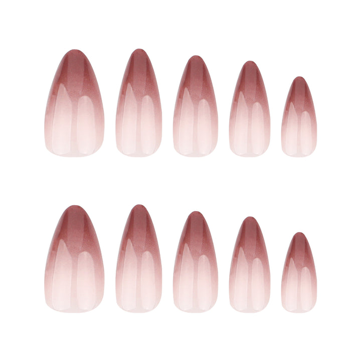 Artistic stiletto nails with elegant ombre design Kalsten