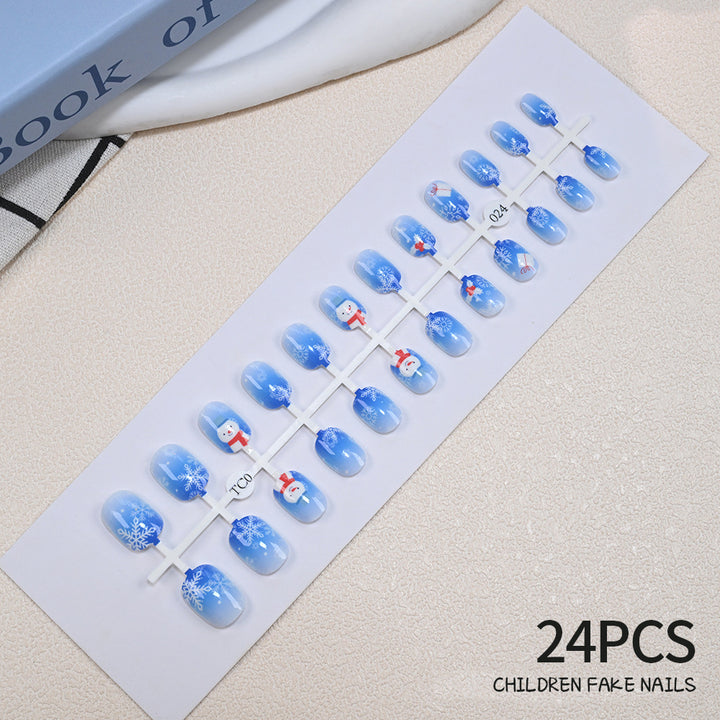 Children's Fun-Themed Press-On Nail Set Kalsten