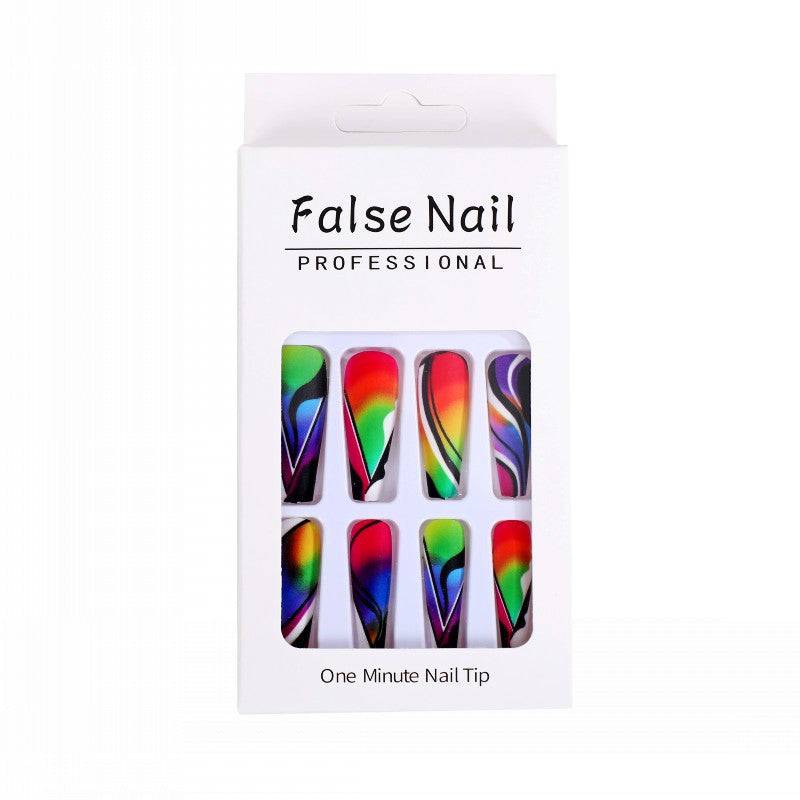 Artificial nails with creative pattern Kalsten