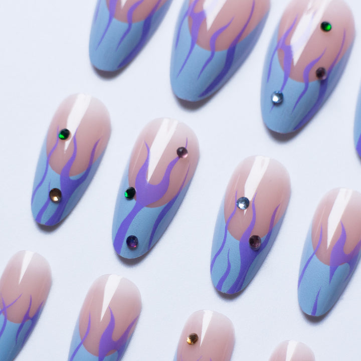 Elegant Abstract Nail Art Design Kit