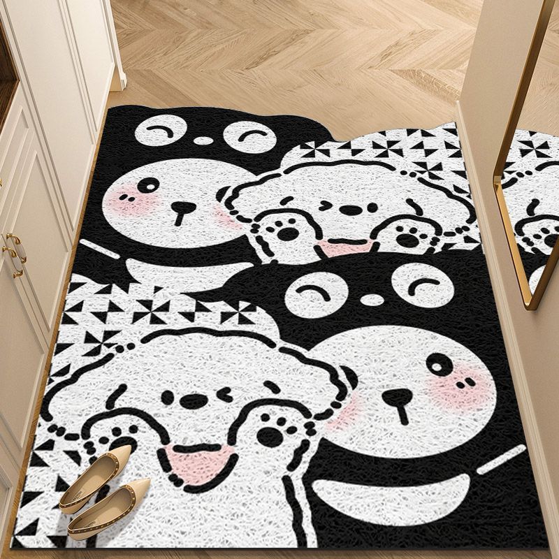 Artistic Floral Patterned Entrance Mat