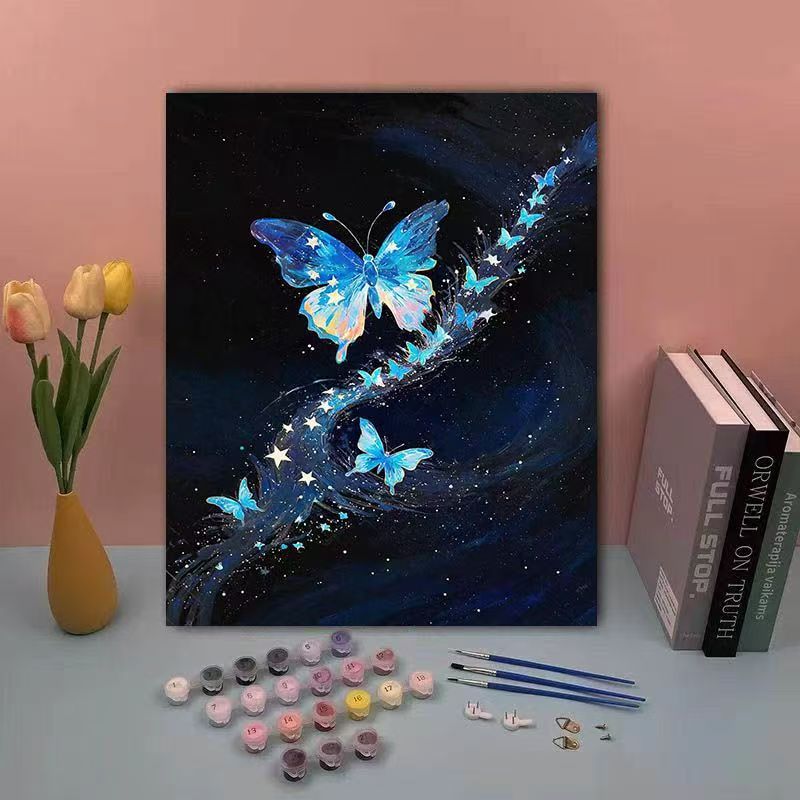 DIY Butterfly Paint by Numbers Kit Kalsten