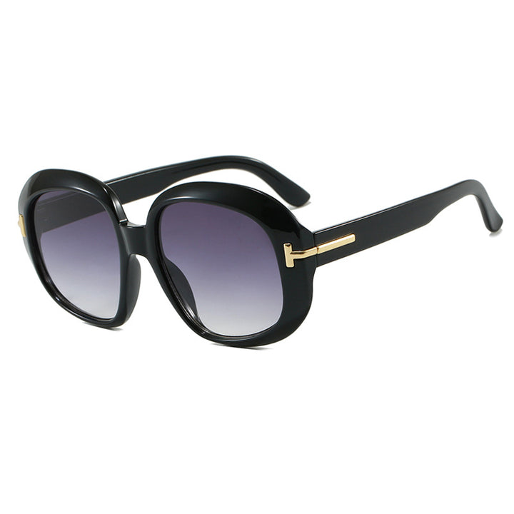 Women's oversized sunglasses with elegant frame structure and UV protection Kalsten