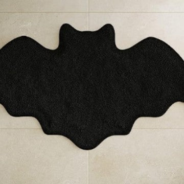Ghost-Shaped Plush Bath Mat