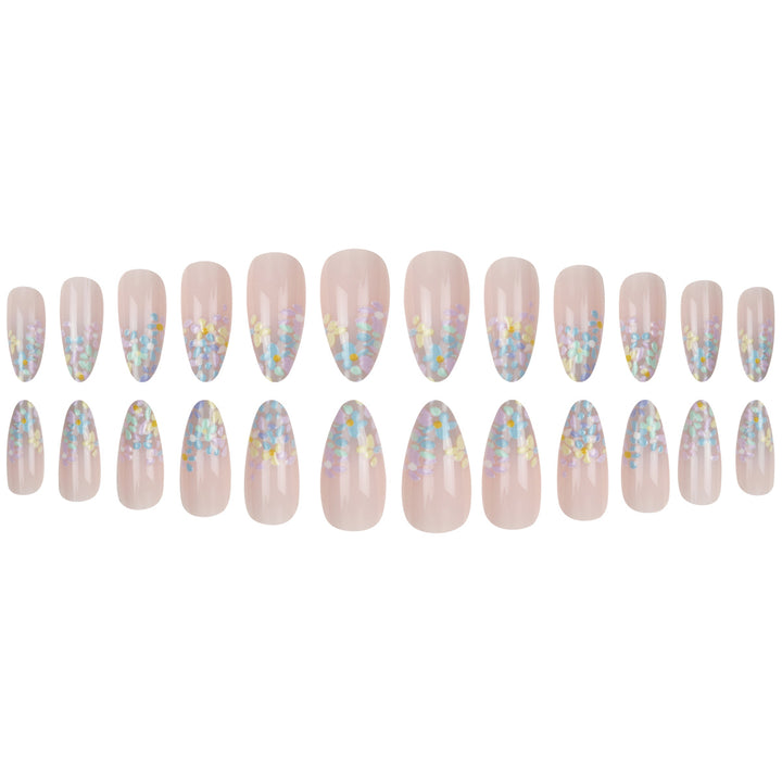 Floral Accented Press-On Nail Set Kalsten