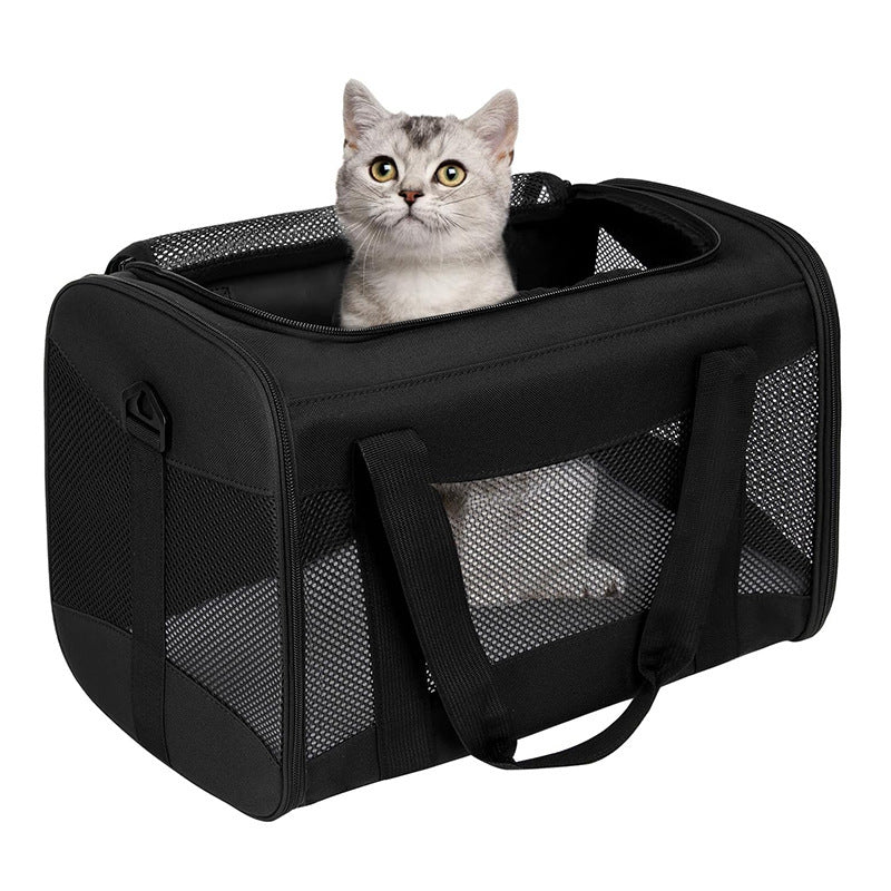 Pet carrier bag with breathable mesh windows Kalsten