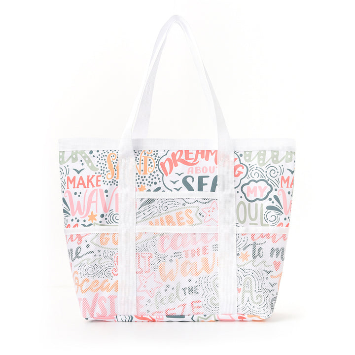Spacious beach bag with breathable mesh design Kalsten