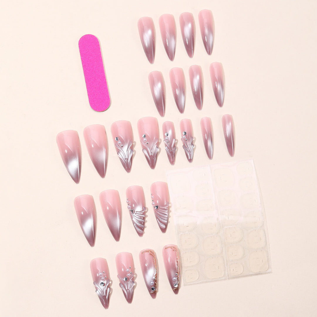 Elegant Sculpted Nail Art Extensions Kalsten