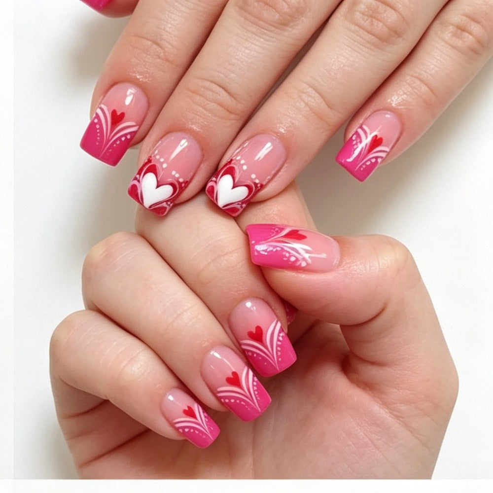 Artificial nails with modern night motif Kalsten