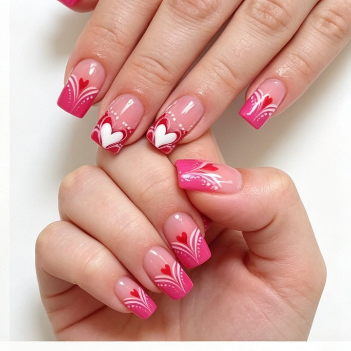 Artificial nails with modern night motif Kalsten