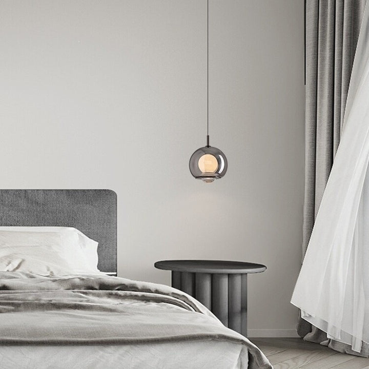 Modern Glass Globe Pendant Light