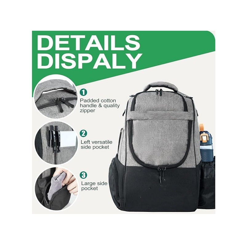 Discgolf Backpack with Special Compartments for Frisbees and Drinks Kalsten