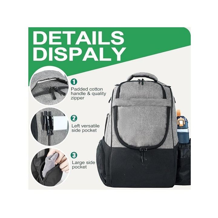 Discgolf Backpack with Special Compartments for Frisbees and Drinks Kalsten