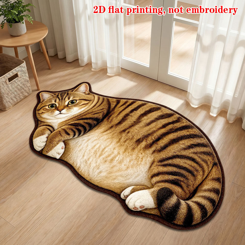 Plush Cartoon Cat Carpet