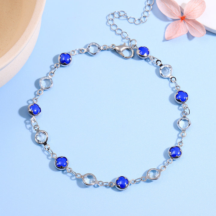Decorative Gemstone Anklet Kalsten
