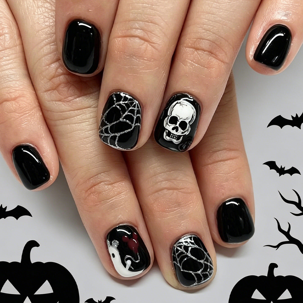 Halloween-Themed Press-On Nail Art Set Kalsten 1787542718