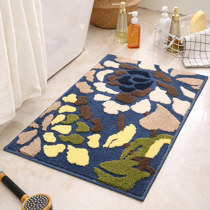 Abstract Pattern Bath Mat for Bathroom