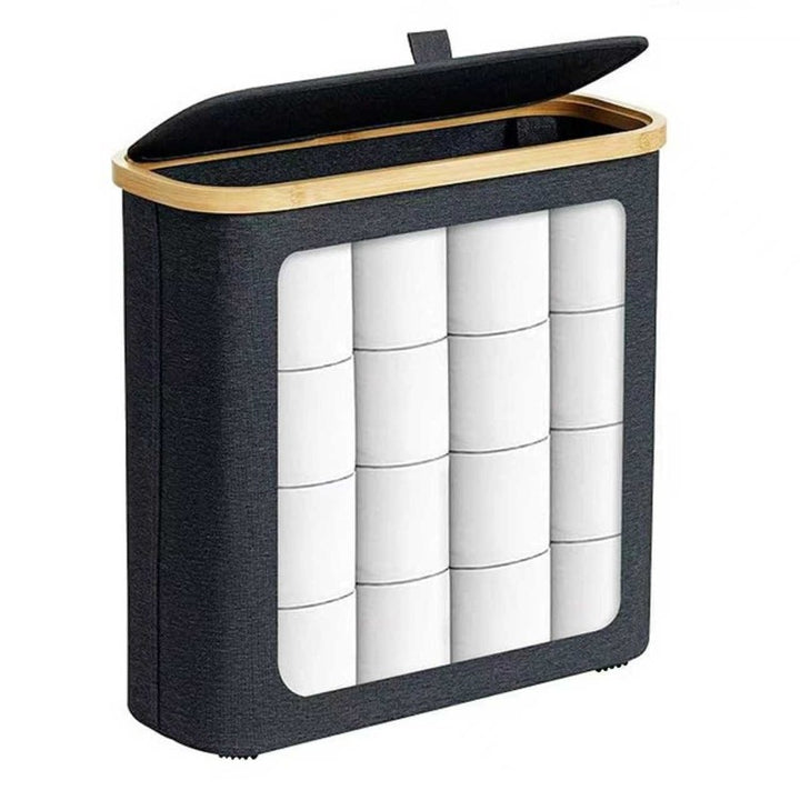 Multifunctional laundry storage box with bamboo lid Kalsten