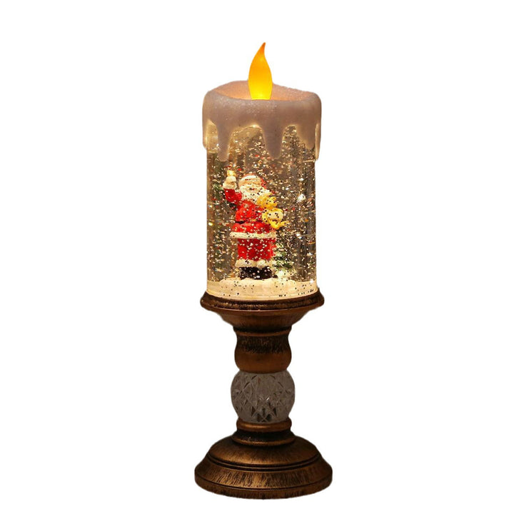 LED Snow Globe Candle Decoration Kalsten
