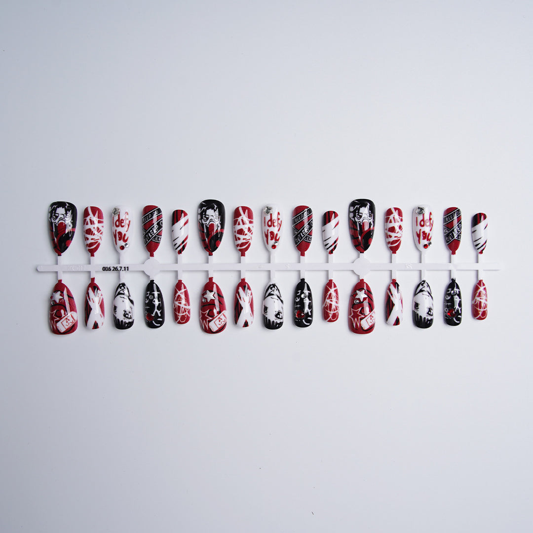 Creative Nail Art Set with Unique Graphics Kalsten