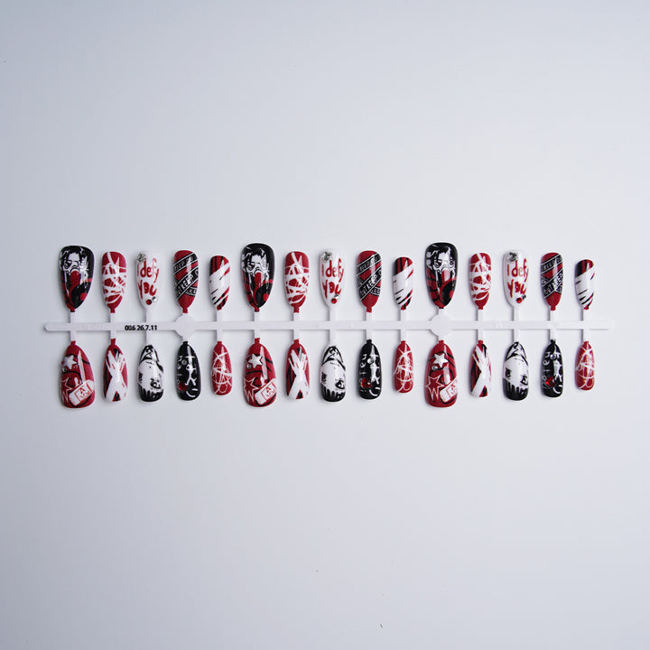 Creative Nail Art Set with Unique Graphics Kalsten