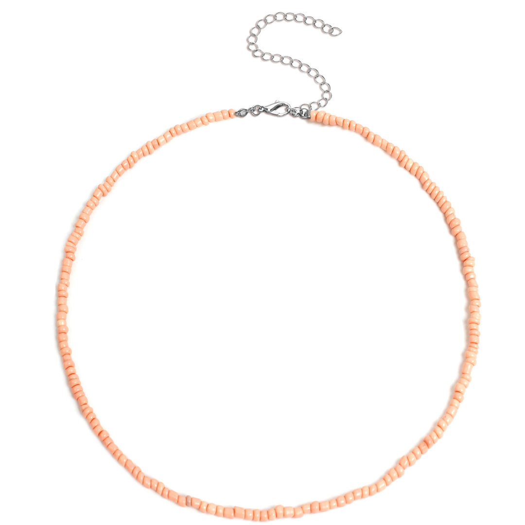 Colorful Beaded Choker Necklace Kalsten