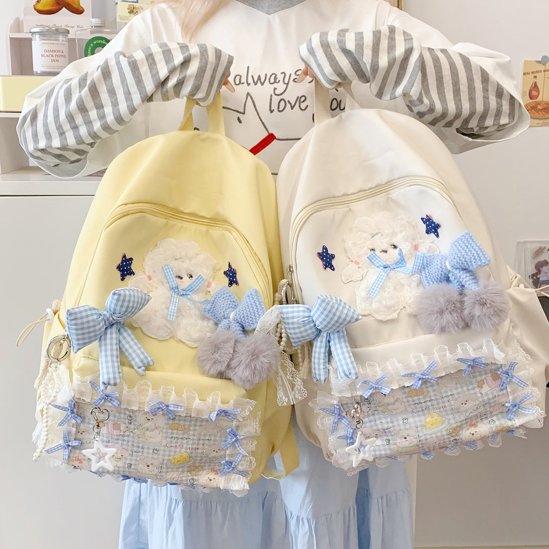 Cute Decorative Plush Backpack Kalsten