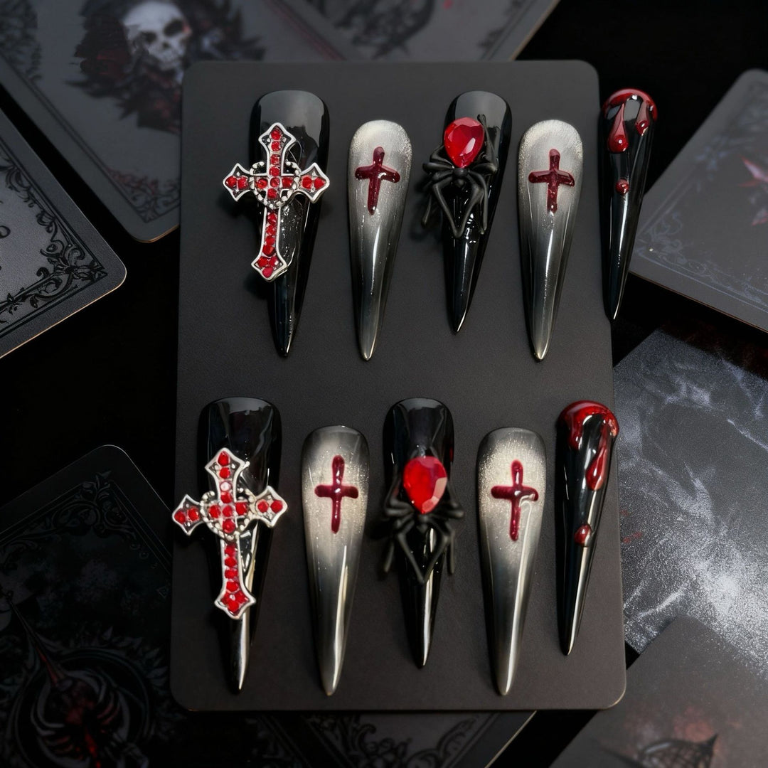 Artistic Press-On Nails