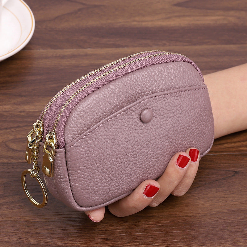 Compact Leather Coin Pouch Kalsten