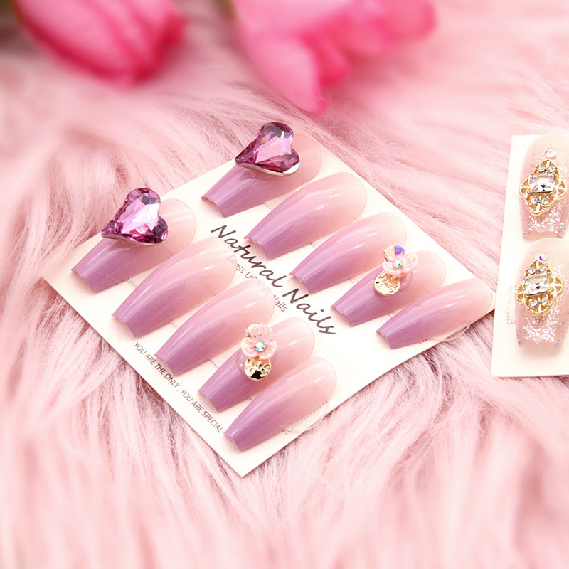 Elegant Pre-Designed Press-On Nail Set Kalsten