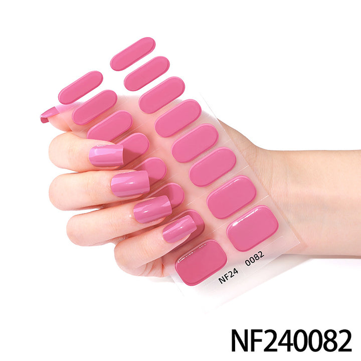 Glossy Finish Gel Nail Wraps