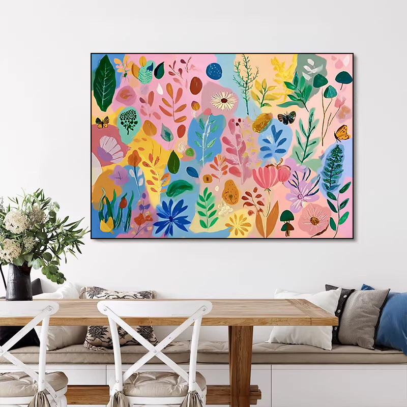 Floral Pattern Canvas Art Print