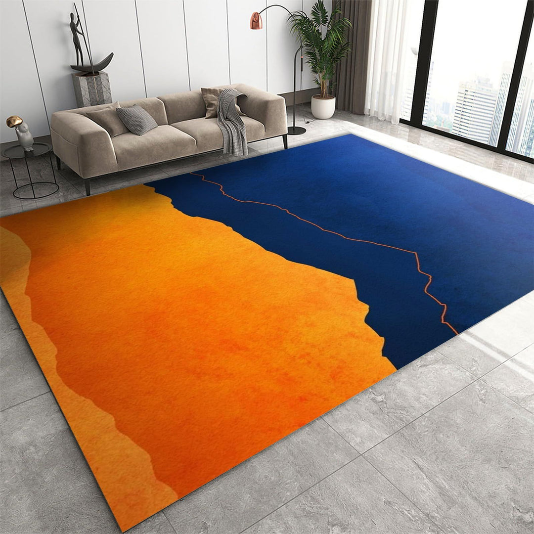 Luxurious Marble-Inspired Area Rug