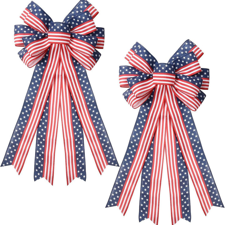 Unisex nan long Decorative Bow for Door Wreath and Wall Mount with Layered Loops Kalsten