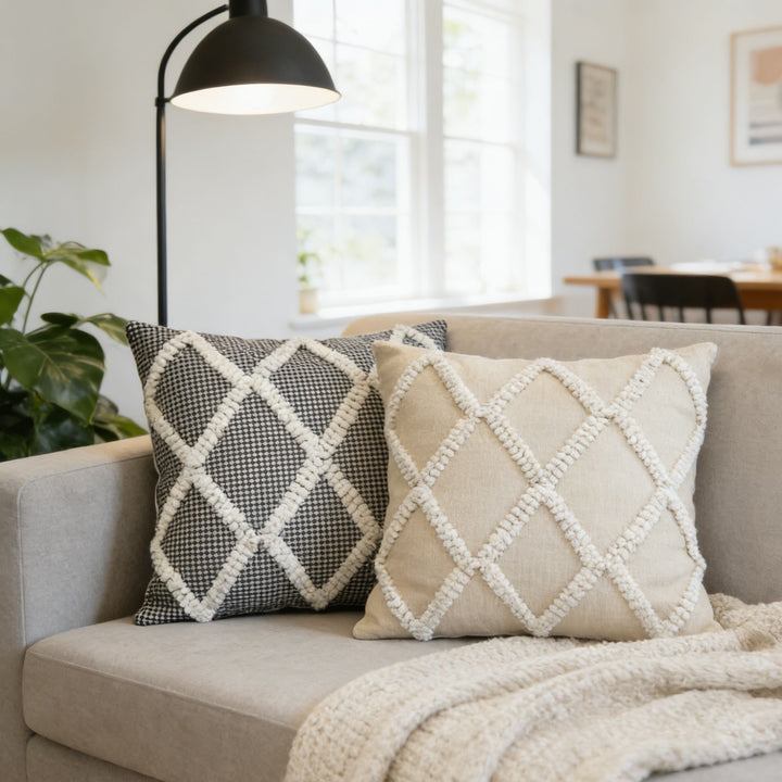 Geometric Decorative Toss Pillow