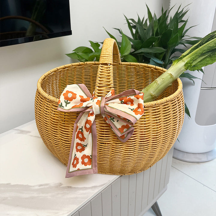 Handcrafted Woven Utility Storage Basket Kalsten