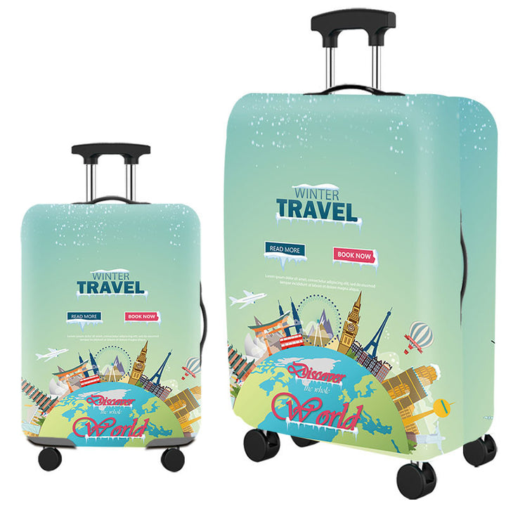 Ladies hard-shell suitcase with playful dog motif Kalsten