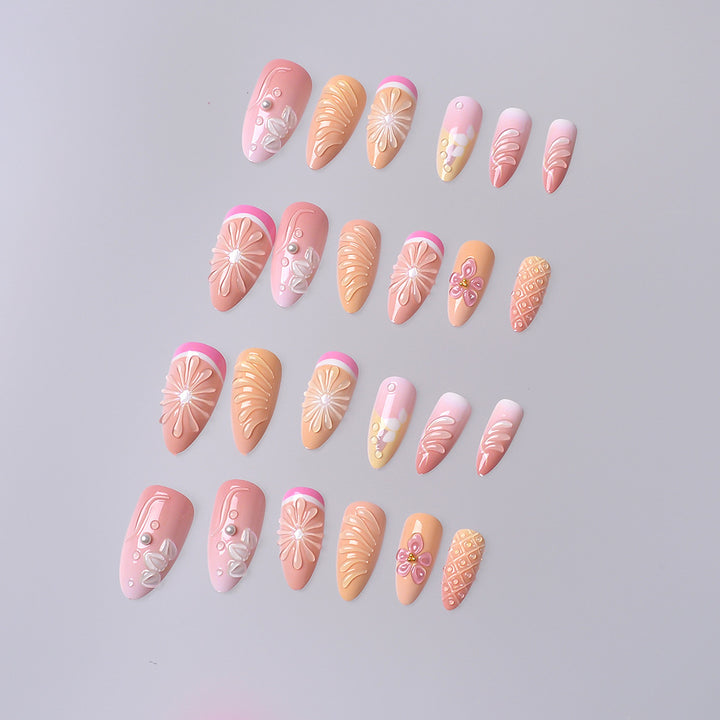 Elegant Press-On Nail Art Set Kalsten