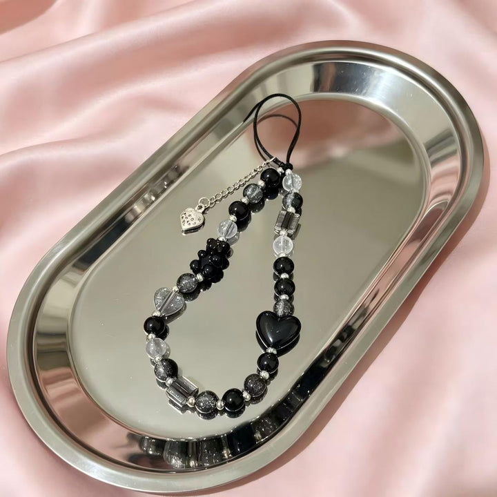 Heart-Themed Beaded Necklace Kalsten
